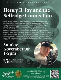 Packard Proving Grounds Historical Speaker Series